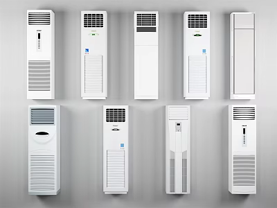 Modern air conditioning cabinet floor air conditioning combination 3d model