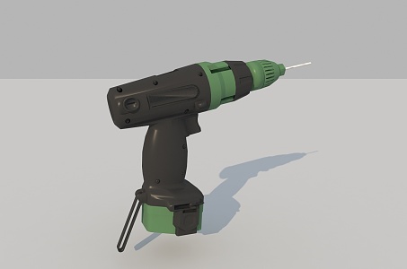 Electric drill tools hardware drilling machine drilling 3d model