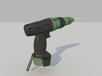 Electric drill tools hardware drilling machine drilling 3d model