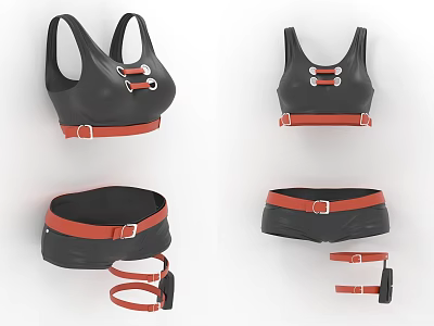 Sportswear women's clothing women's clothing 3d model