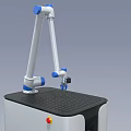 Modern Industrial Equipment With Robotic Arm And Laser Projection Technology