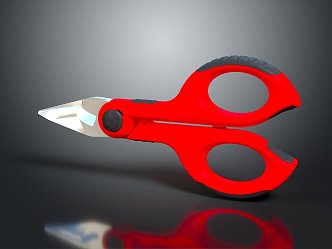 Scissors office scissors paper scissors realistic model 3d model