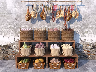 Modern Food 3d model