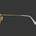 Stylish Gold Frame Sunglasses As Elegant Jewelry Accessory With Green Lenses And Mirrored Reflection