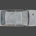 Abandoned cars. 3d model