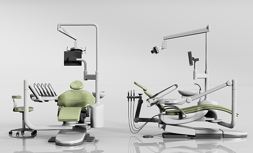 Modern Dental Chair Fitness Equipment 3d model