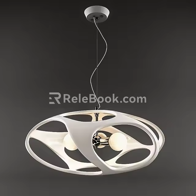 Alien chandelier 3d model