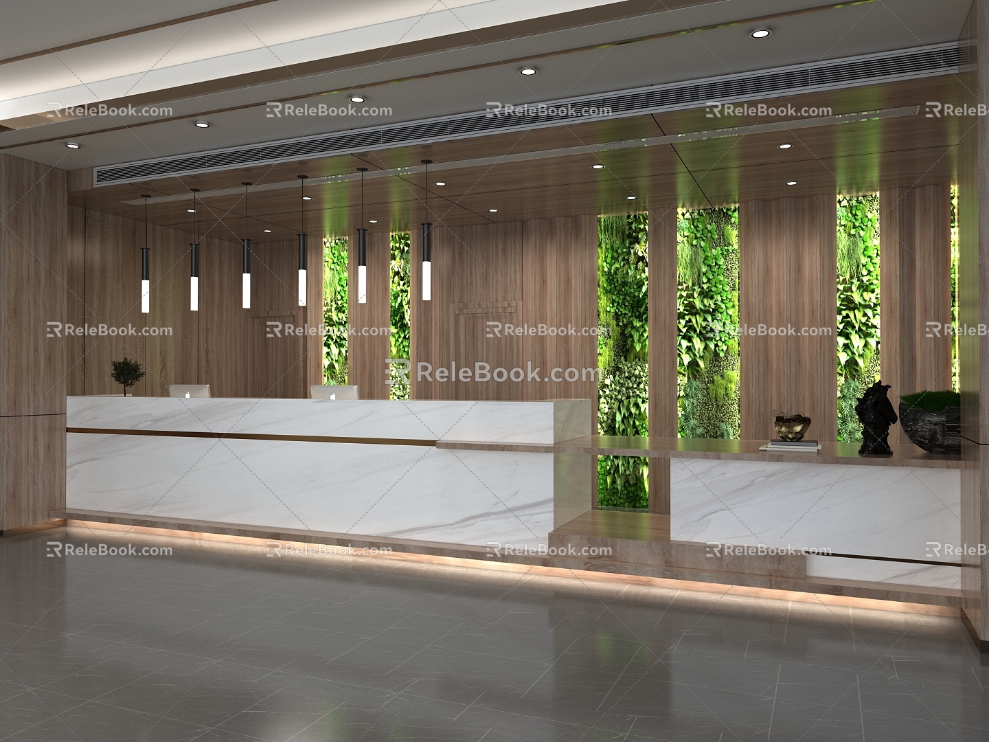 Front Desk 3d model