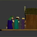 Nativity Scene Dolls With Stable Star Figures Animals And Manger