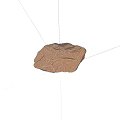 Natural Brown Rockery Stone With Textured Surface And Irregular Shape