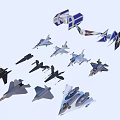 Vehicle Aviation Aircraft Fighter 3d model