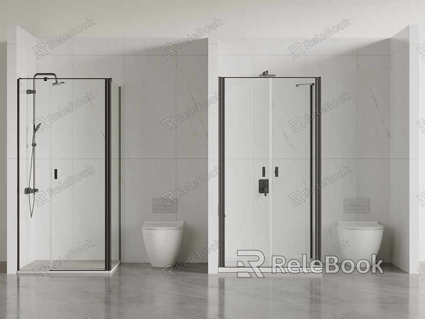 Shower Room Partition Shower Toilet model