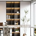 Modern study 3d model