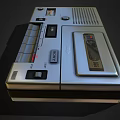 Sony Vintage Tape Recorder Entertainment Appliance With Playback Buttons And Volume Knob