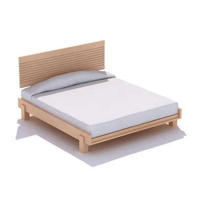 Indoor Furniture Modern Furniture Bed Double Bed 3d model Indoor Furniture Modern Furniture Bed Double Bed 3d model