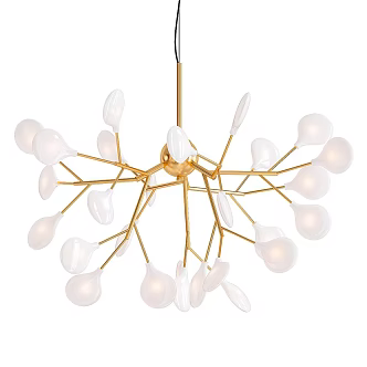 Modern chandelier 3d model