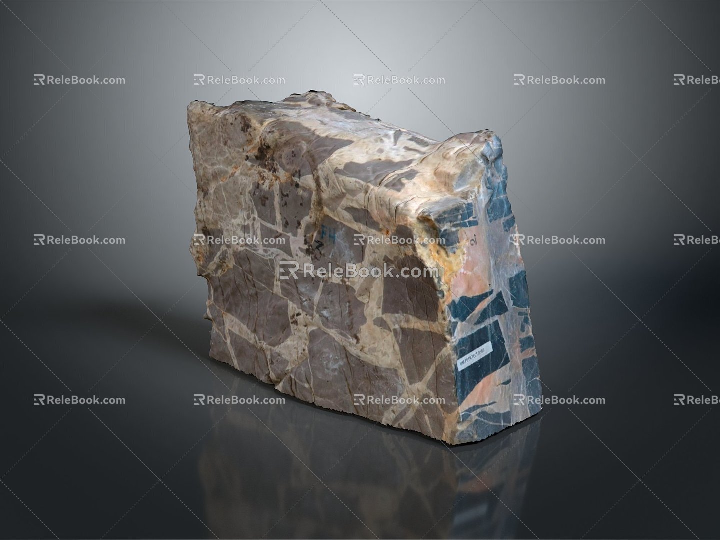 Rock Rock Block Rock Block Rock Specimen Boulder Big Stone Block Rock Stratum Rock Stratum Rock Stratum Rock 3d model