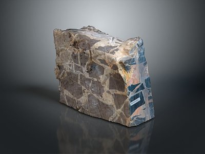 Rock Block Rock Block Rock Specimen Boulder Big Stone Block Rock Stratum Rock Stratum Rock Stratum Rock model