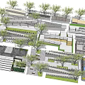 Diverse Modern Fence Designs For Outdoor Landscape With Greenery And Pathways