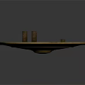 Medieval Shield Ancient Shield Defensive Weapon Ancient Shield Iron Shield Protective Shield Wooden Shield 3d model