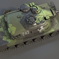 Tank KpfPz70 World of Tanks Low Face Number Low Model Simple Model Game Sub-era Film and Television Level Super Realistic High Precision 3d model