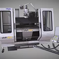 VHF 400 CNC Machining Center With Control Panel And Display Screen