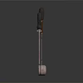 Durable Metal Hand Tools With Long Handles Black Grips And Different Bases