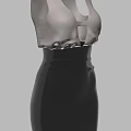 Sleeveless Two Tone Women's Dress With Light Upper Dark Lower And Slim Fit Design For Fashion