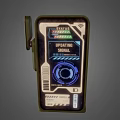 Industrial Equipment With Green Casing Display Screen Control Knob And Ventilation Holes