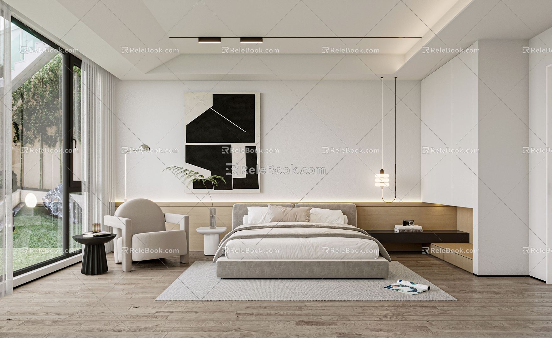 Modern Bedroom 3d model