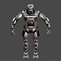 Security robot Modern robot 3d model