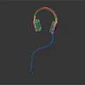 Modern Wired Headphones With Coiled Cord And Sleek Design For Premium Audio Performance