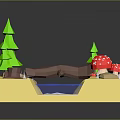 Game Environment Game Scene Fairy Tale Scene Fairy Tale Magic Scene Magic Item Fantasy Scene 3d model