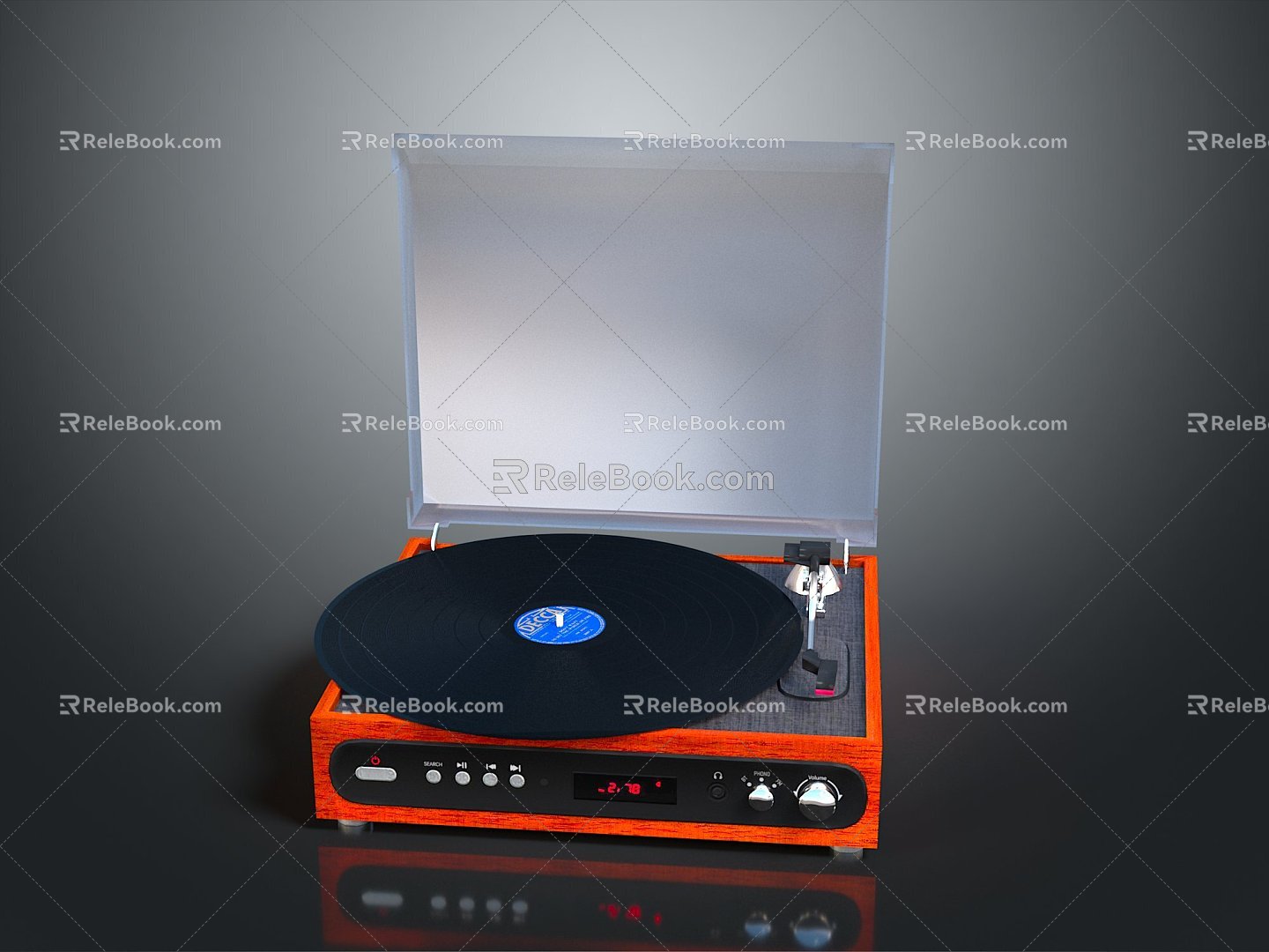 Jukebox Old-fashioned record player film machine Old-fashioned film player record player Old-fashioned record player music equipment 3d model