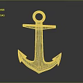 Water Transport Ships Utilize Sturdy Metal Anchor For Safe Mooring