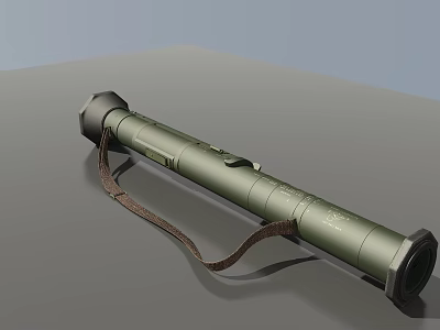 modern rocket launcher 3d model