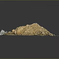 Organic Garden Landscape Design with Sand Stones and Natural Materials