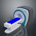 Philips CT Scanner Modern Medical Imaging Equipment With Blue Examination Bed And Circular Scanning Unit
