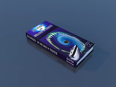 Ocean Whirlpool Mystery Adventure Book With Thrilling Story And Cover Design 3d model