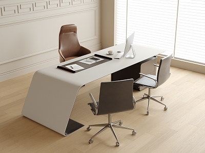 Modern Boss Office Desk Chair Office Chair 3d model