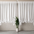 Modern Window Screen Curtain 3d model