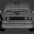Silver Modified BMW Car With Black Stripes Sporty Exterior And Alloy Wheels