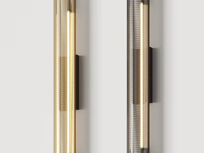 Modern Wall Lamps With Sleek Metal Frame And Warm Light For Interior Wall Decor 3d model