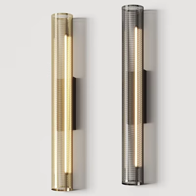 Modern Wall Lamps With Sleek Metal Frame And Warm Light For Interior Wall Decor 3d model