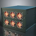 Industrial Electronic Equipment With Metal Enclosure Six Cooling Fans And Efficient Heat Dissipation