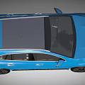 Blue Mercedes SUV Exterior With Modern Design And Stylish Wheels