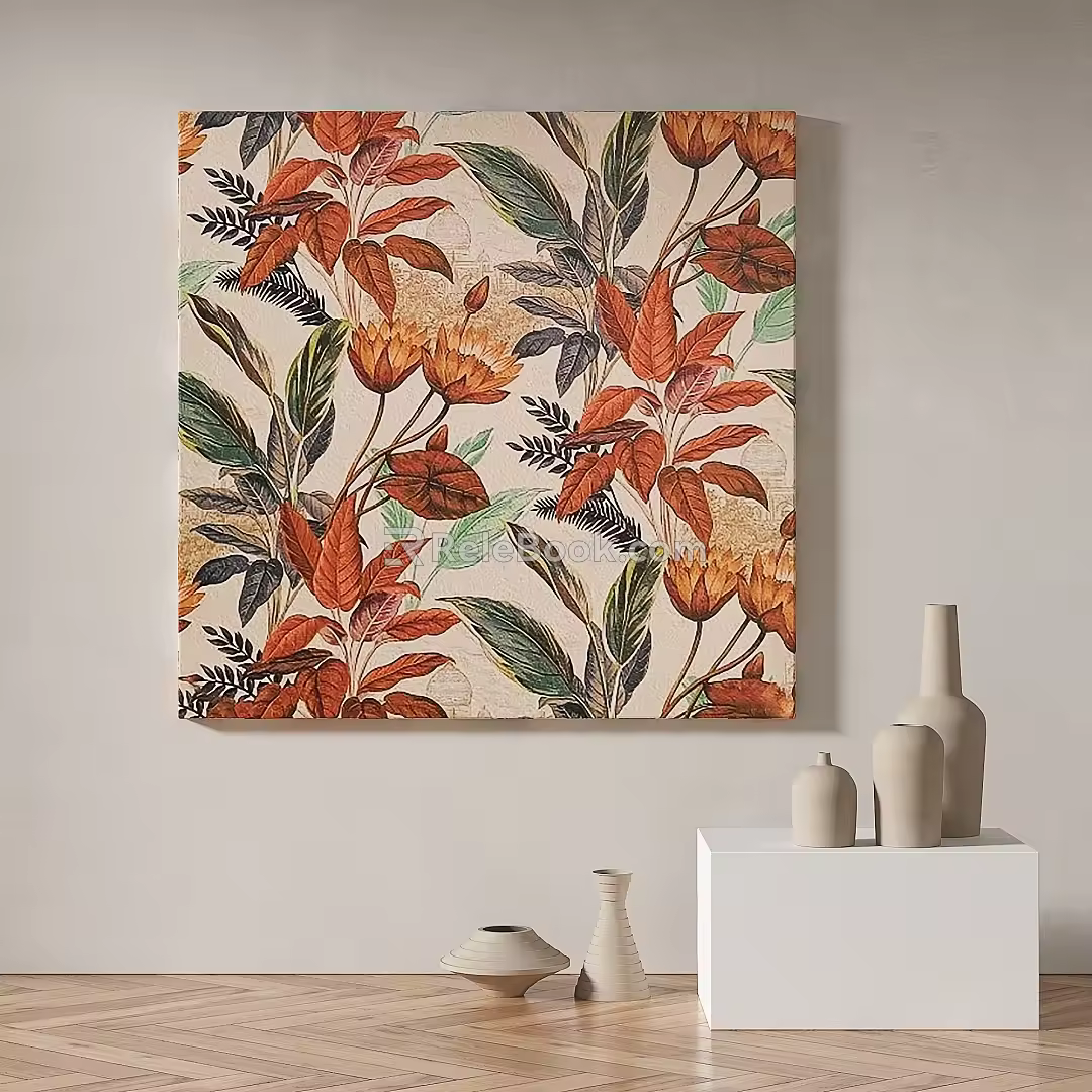 Simple abstract decorative painting 3d model
