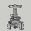 Stainless Steel Industrial Valve With Metal Handwheel And Flange Connections For Pipeline Systems