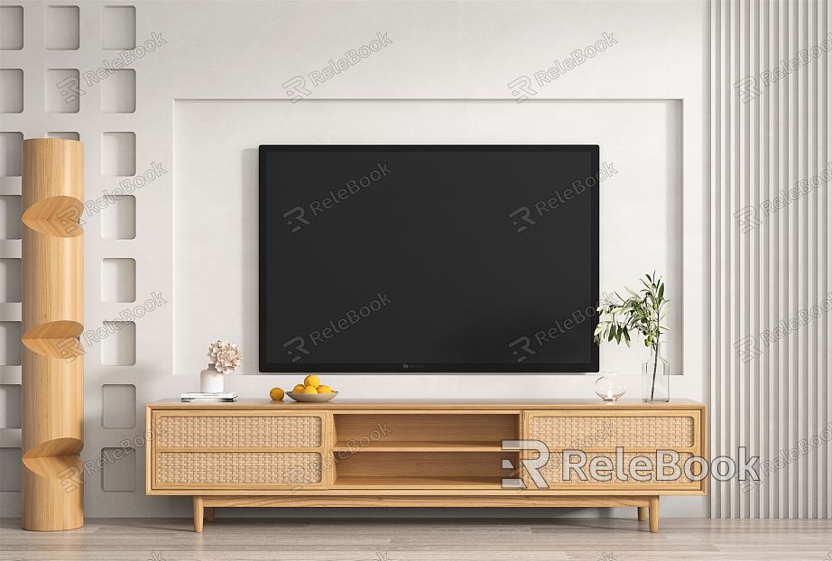 Rattan TV Cabinet model