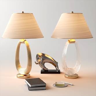 Modern table lamp 3d model